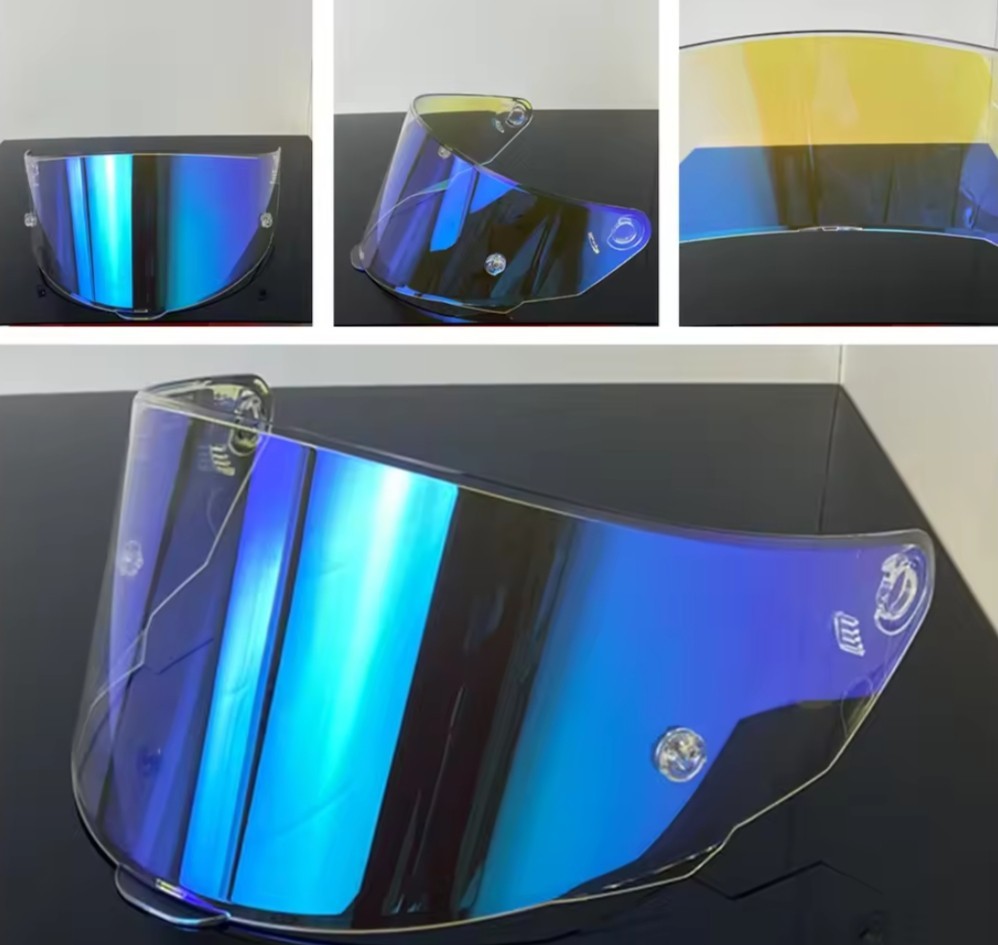 KYT TT Course Visor Lens Clear Blue