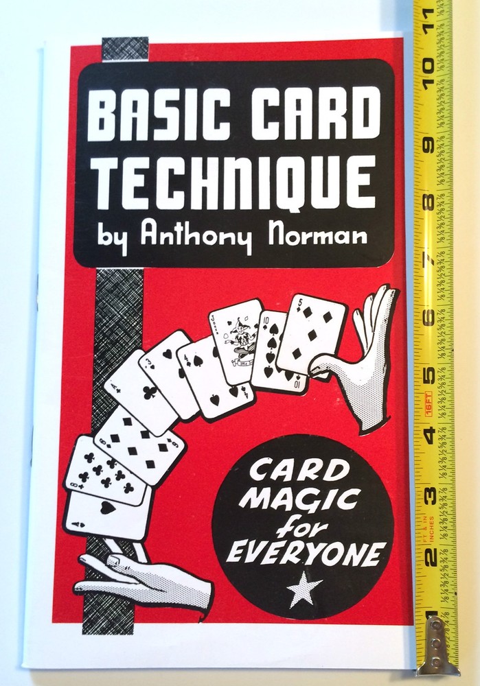 New BASIC CARD TECHNIQUE BOOK Playing Deck Magic For Everyone Magician Force EZ