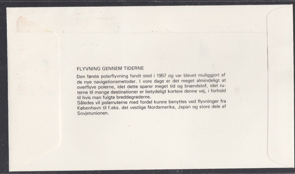 DENMARK 1981 4 FIRST DAY COVERS PLANES