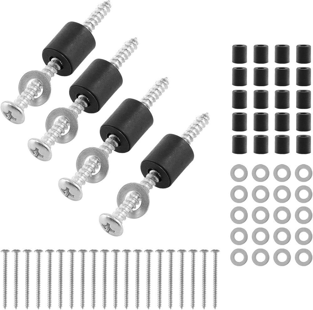 24 Set(72Pcs) Pegboard Mounting Hardware Kit, Peg Boards Accessories - Include S