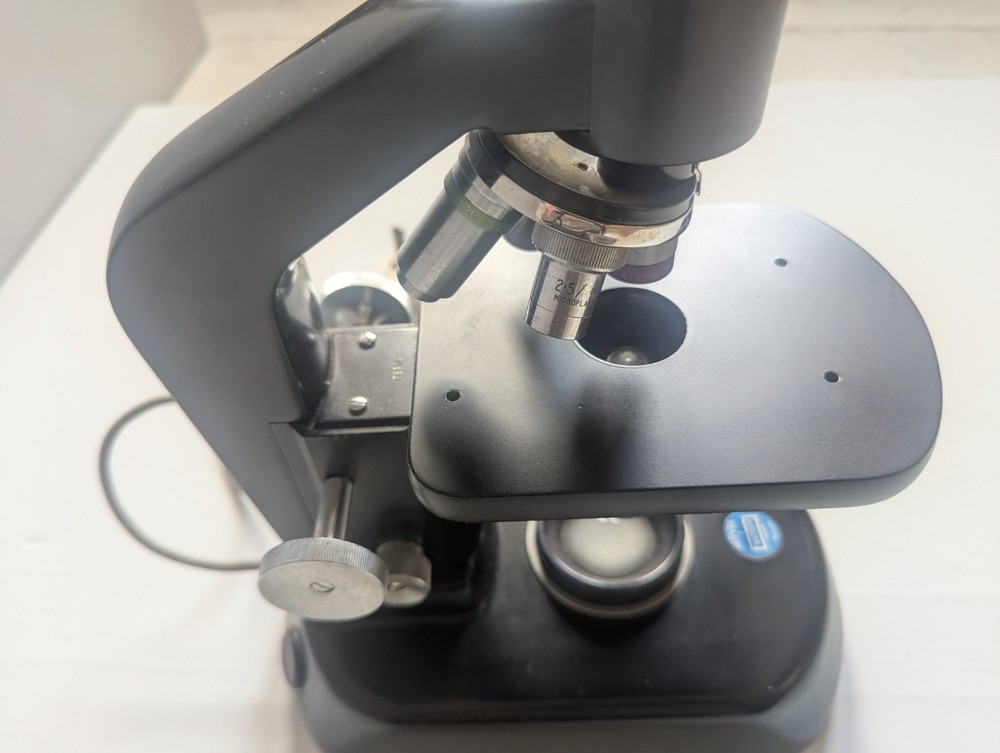 Watson vintage monocular microscope, 4 objective lenses