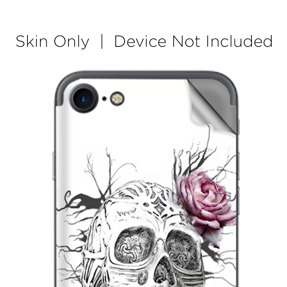 Apple iPhone 7 / 8 Skins Decal Wrap Roses in Skull