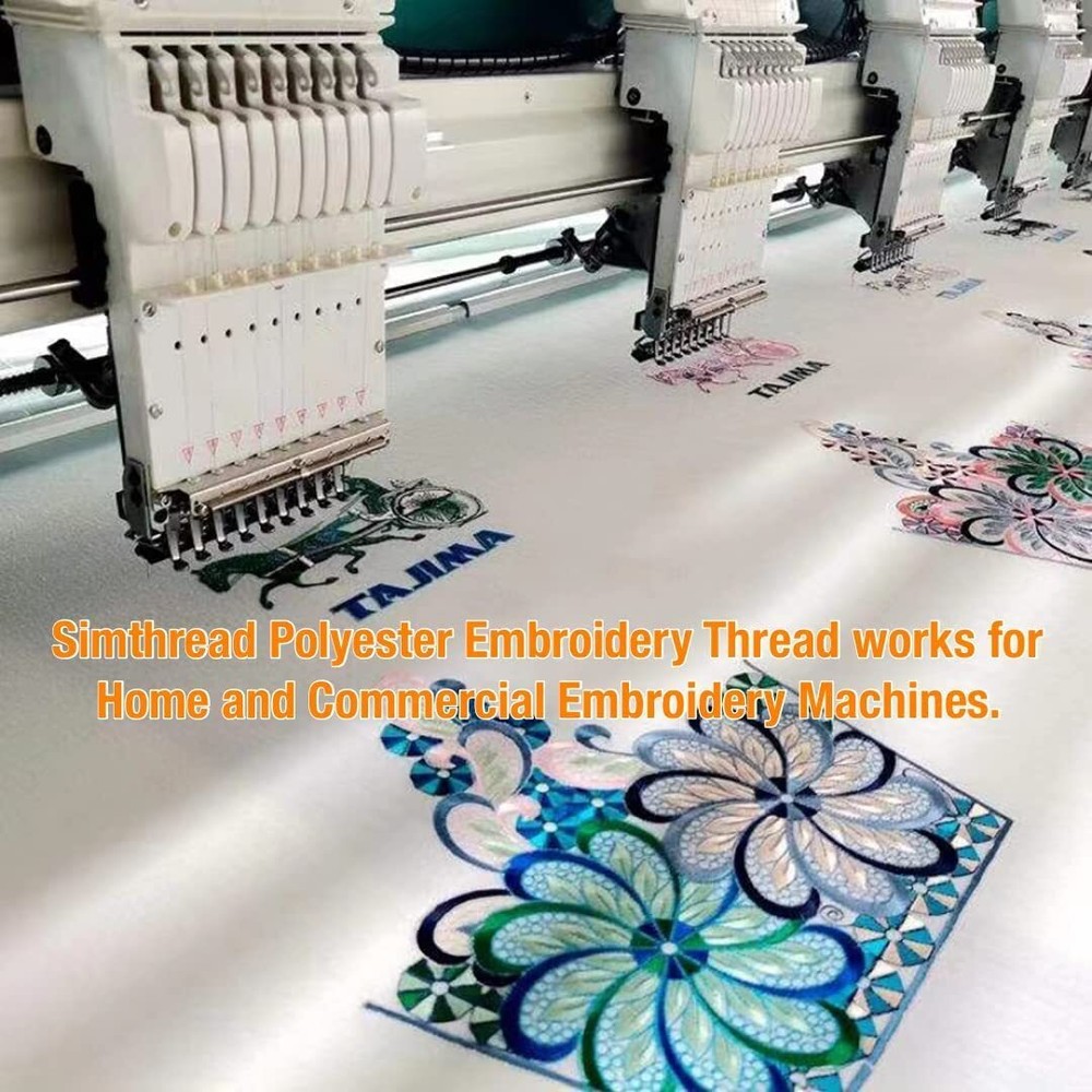 Variegated Polyester Embroidery Thread 5500Yards S149