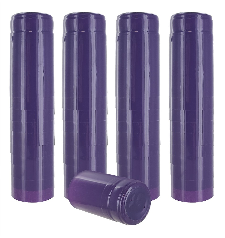 Purple PVC Shrink Capsules 30 Count