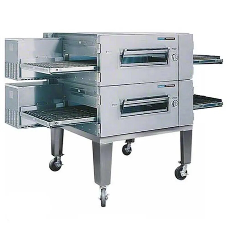 Lincoln 1600-FB2E 80" Double Stack Electric FastBake Conveyor Oven Package