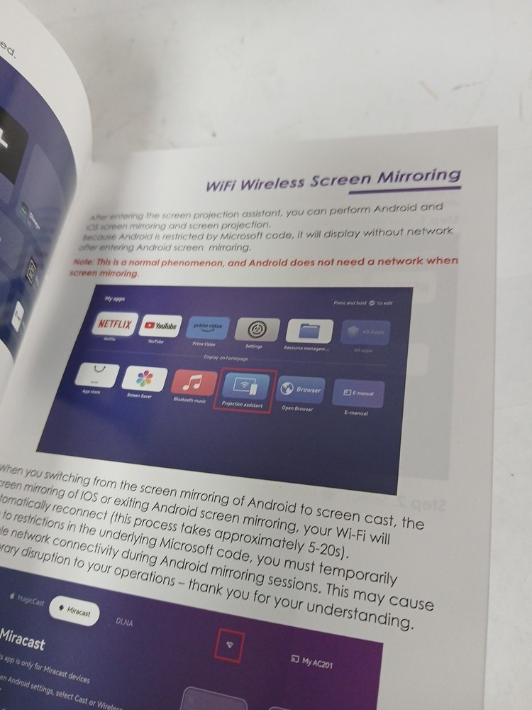 Elephase Video Projector Ac201