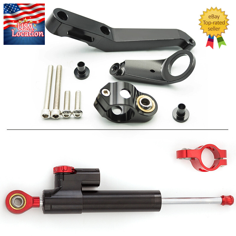 For Honda CBR954RR 2002 2003 CNC Steering Damper Bracket Kit Mounting Adjustable