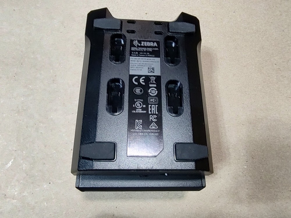 Zebra SAC-MC33-4SCHG-01 MC330K Handheld Computer Barcode Scanner Dock Charger