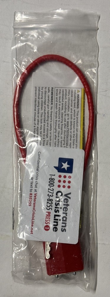 Veternas Crisis Line, Keyed Cable Gun Lock