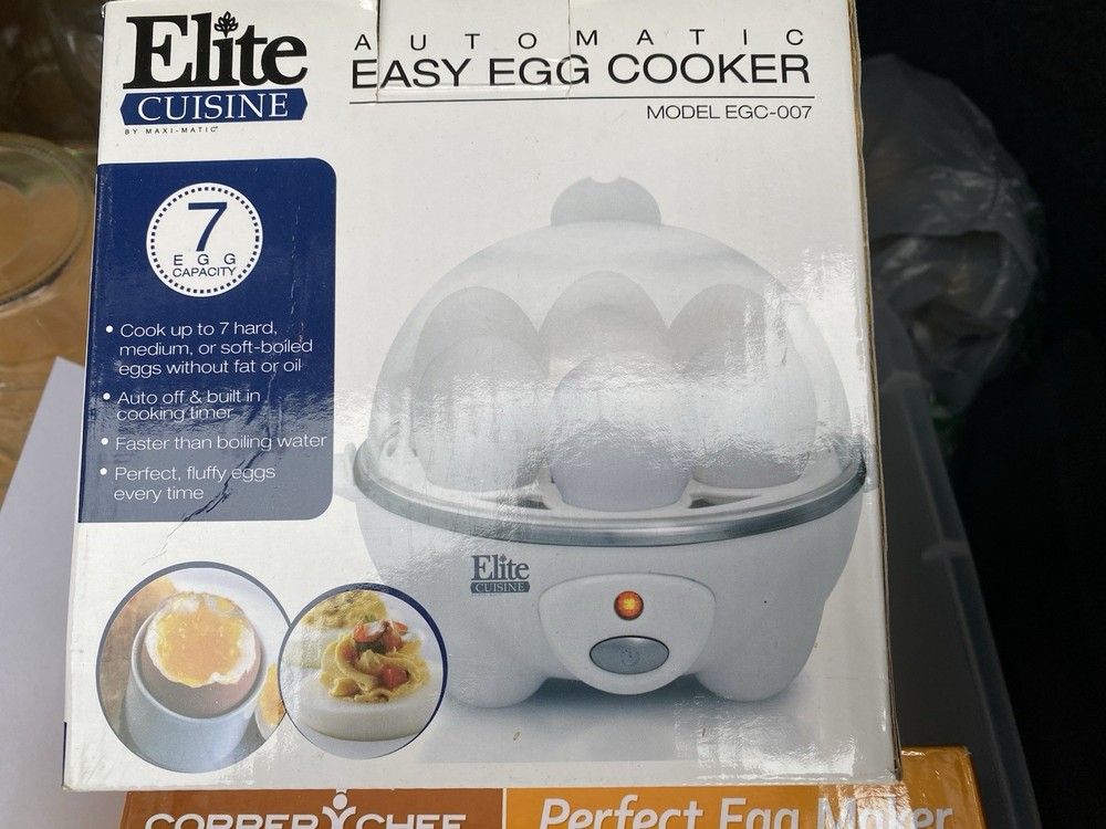 Elite Cousins Egg Cooker 7 Egg Capacity Automatic