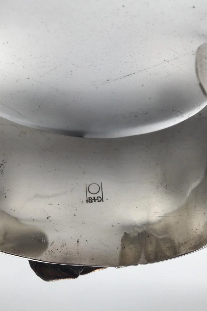 Jacob Hull Buch + Deichmann Silver plated bangle