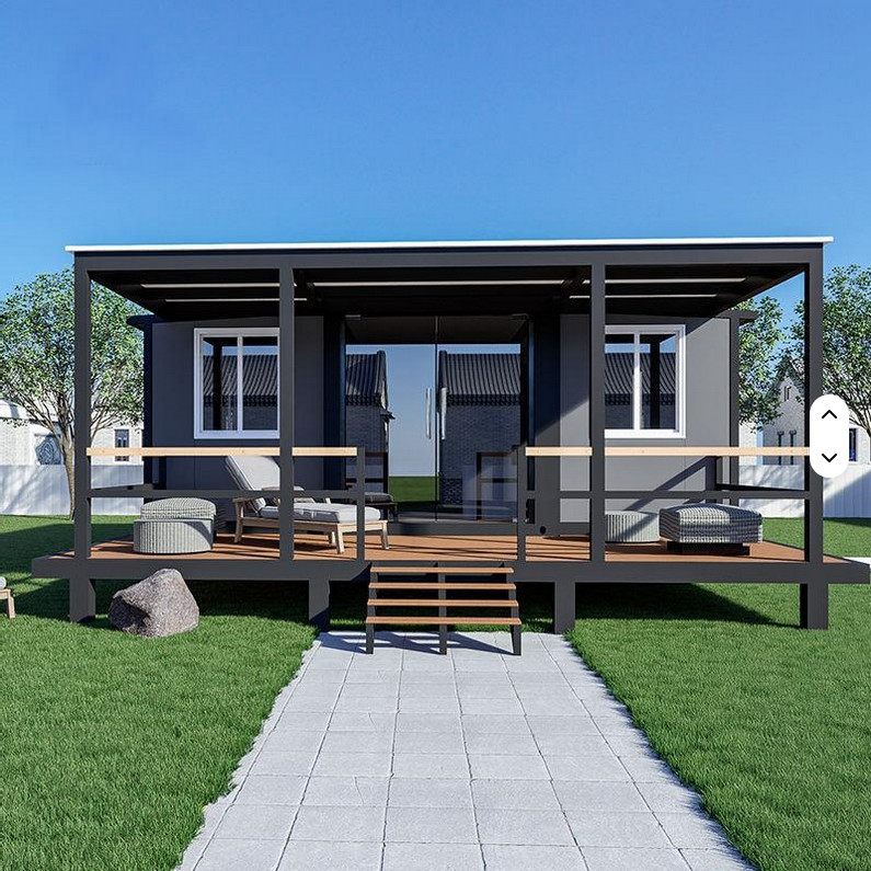 Luxury Double-Wing Container House 40ft 3bedroom 1 bath