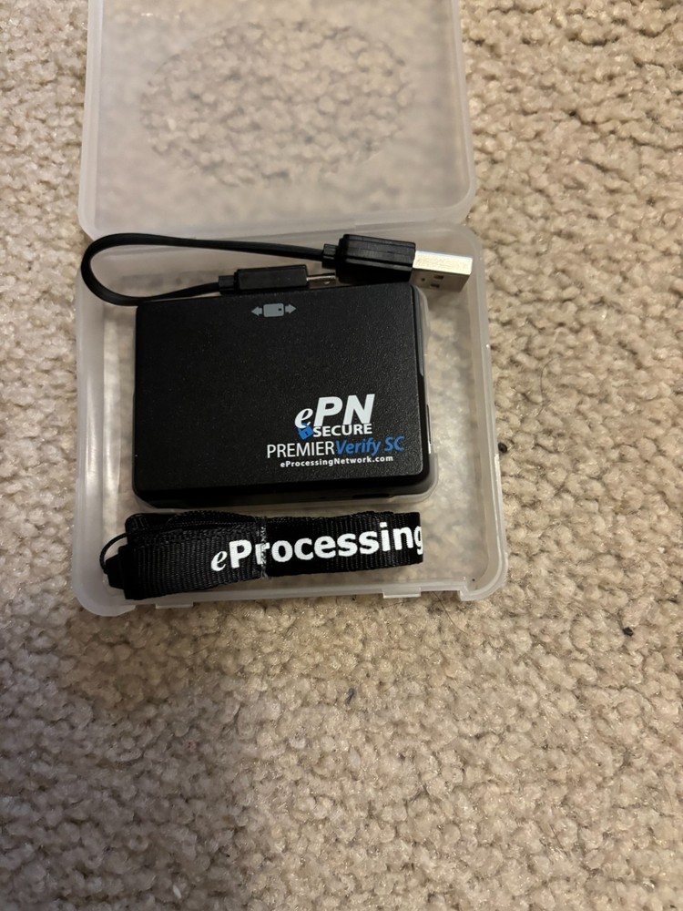 Secure Premier Verify SC Mobile Credit Card Terminal EPN PROCESSING NETWORK