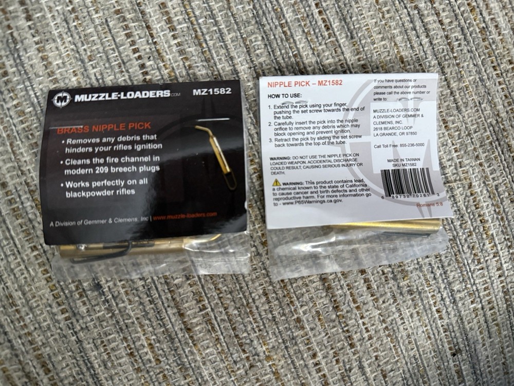 Muzzle-loaders Brass Nipple Pick