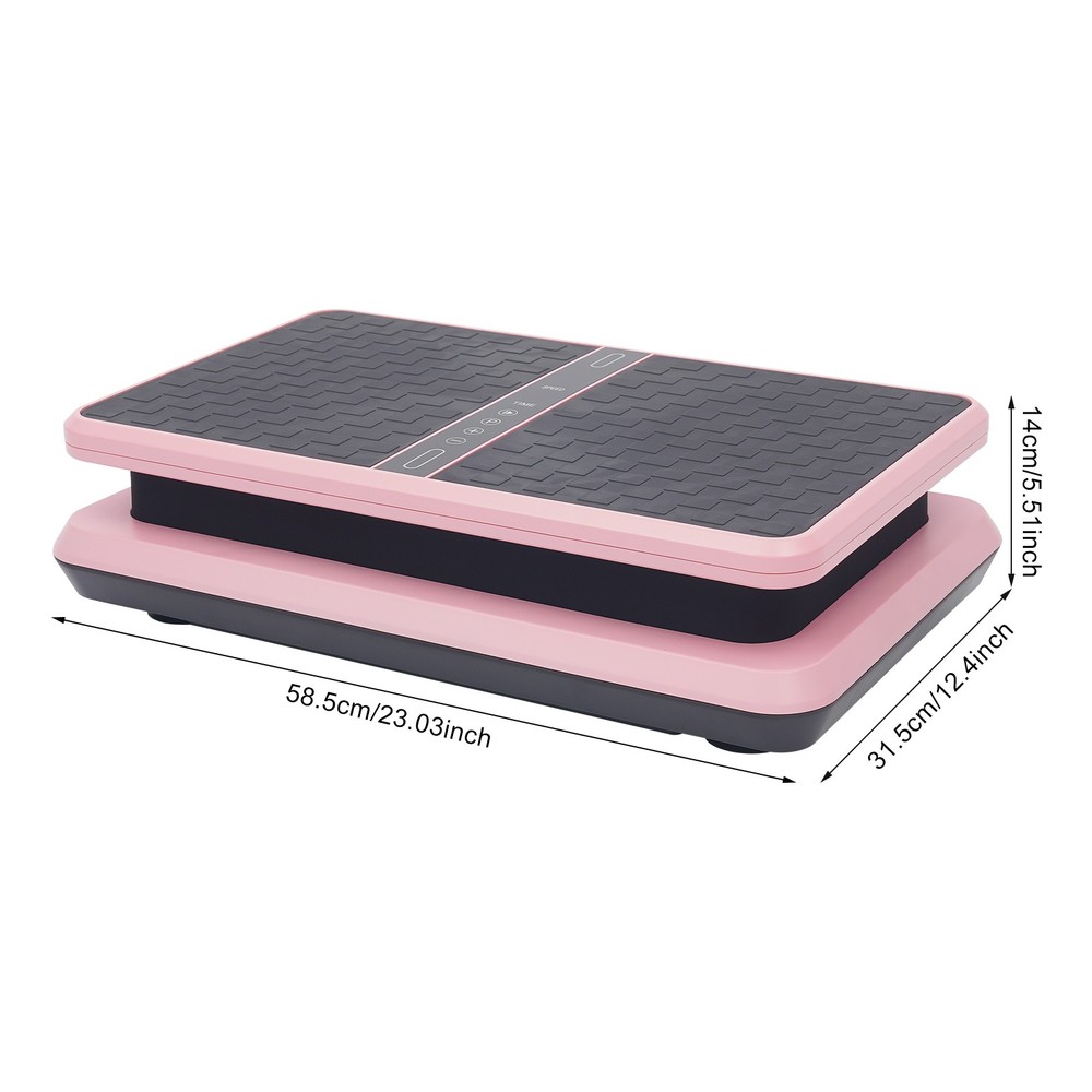 Vibration Plate Exercise Machine Vibrating Platform Rectangular 150kg/330.69 lbs