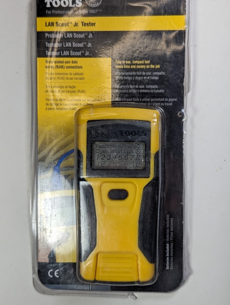Klein Tools LAN Scout Jr Tester (OPEN BOX CONDITION)