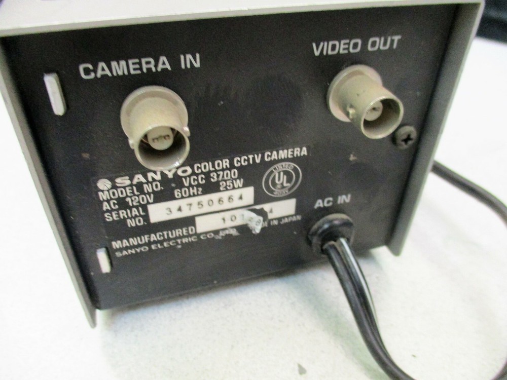 Sanyo VCC 3700 Color CCTV Camera Adaptor