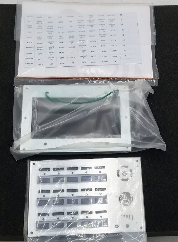 MP-B20-W Media Presentation Button Panel B20 White Crestron