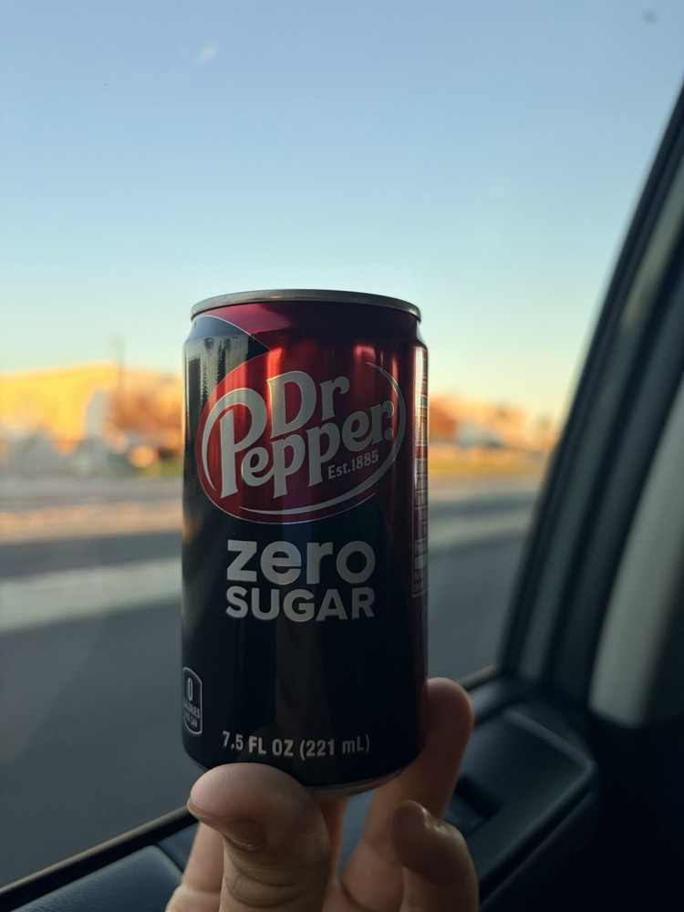 Dr Pepper Zero on a Sunset