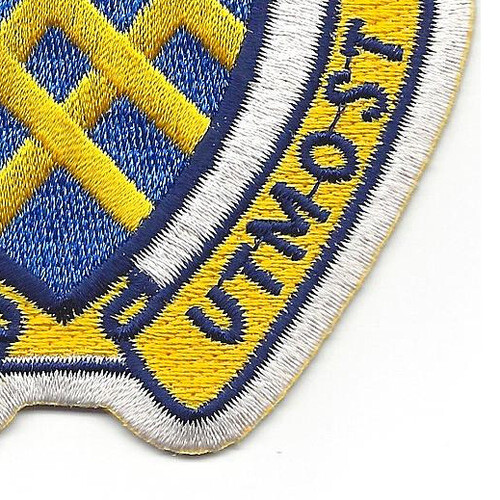 101st Cavalry Regiment Patch - To The Utmost