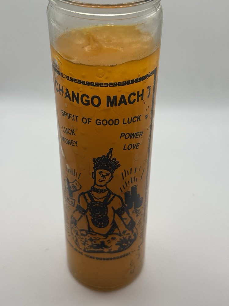 Veladora Chango Macho Amarilla/ Yellow Chango Candle