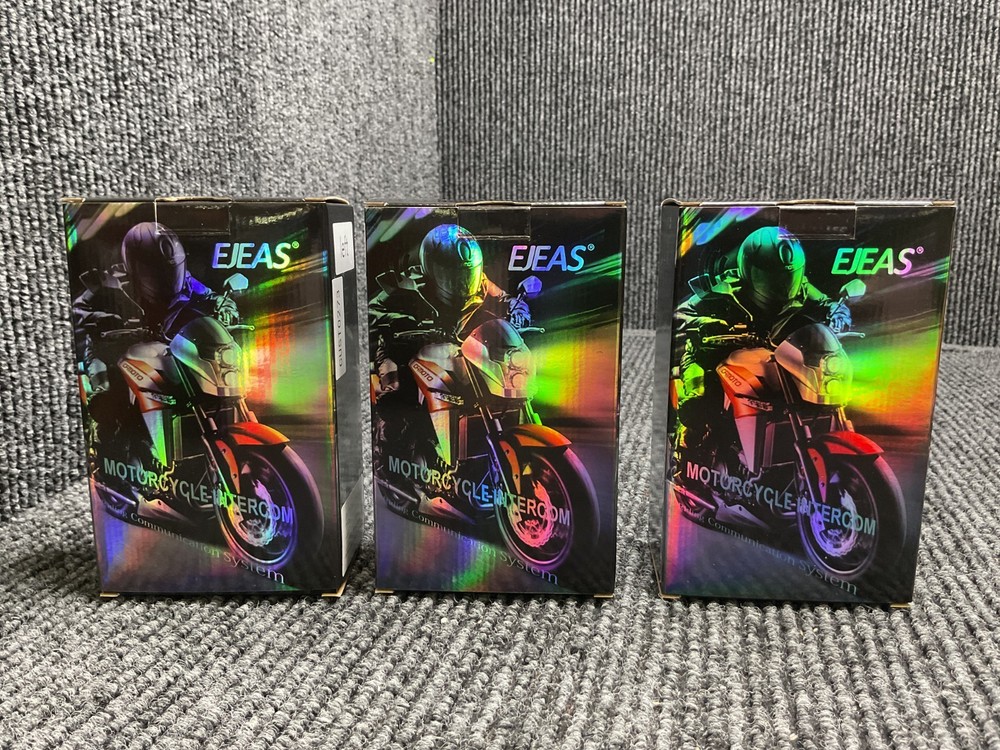 EJEAS V4 Plus Motorcycle Helmet Bluetooth Intercom Bluetooth 4-way 1500M Talk 3X