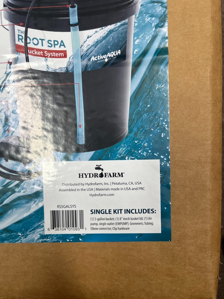 Hydro Farm Root Spa Bucket System