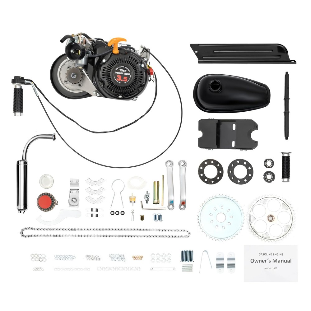 100cc 4 Stroke Bicycle Engine Kit Belt Drive Conversion for Large Frame Bikes