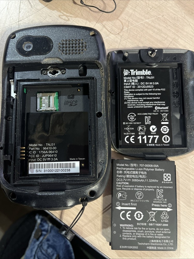 x4 TRIMBLE JUNO 3B SERIES GPS HANDHELD MOBILE MAPPING DATA