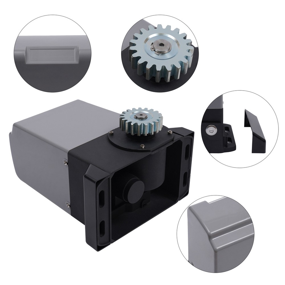 Automatic Sliding Gate Opener Rack Driven with 2 Remotes & Complete Kit 3968LBS