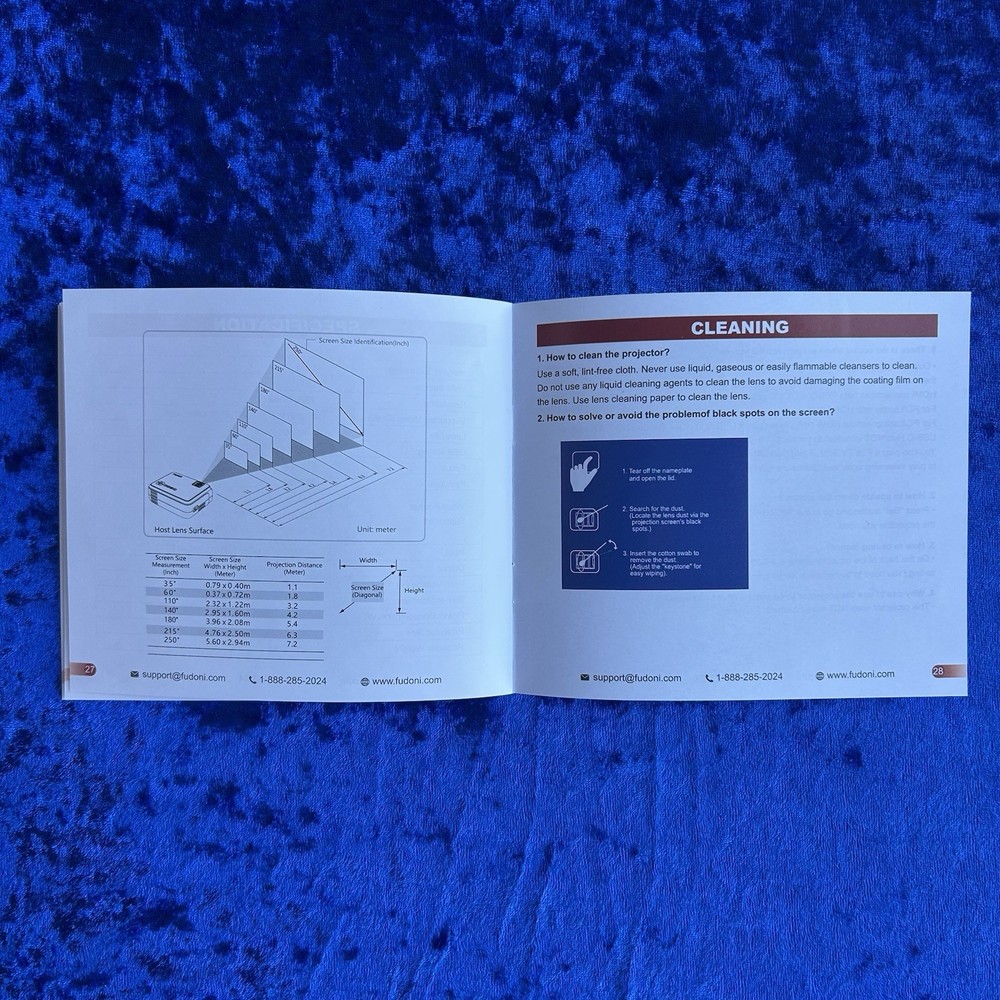FUDONI LCD Projector GC355