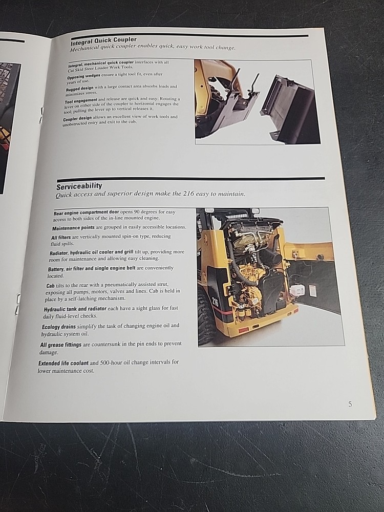 Caterpillar 216 Skid Steer Loader Brochure