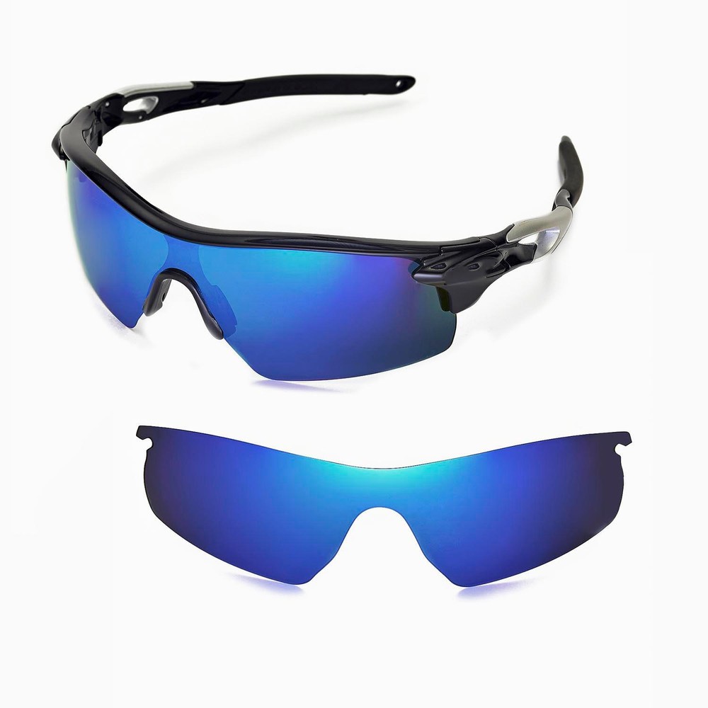 Walleva Replacement Lenses for Oakley RadarLock Pitch - Multiple Options