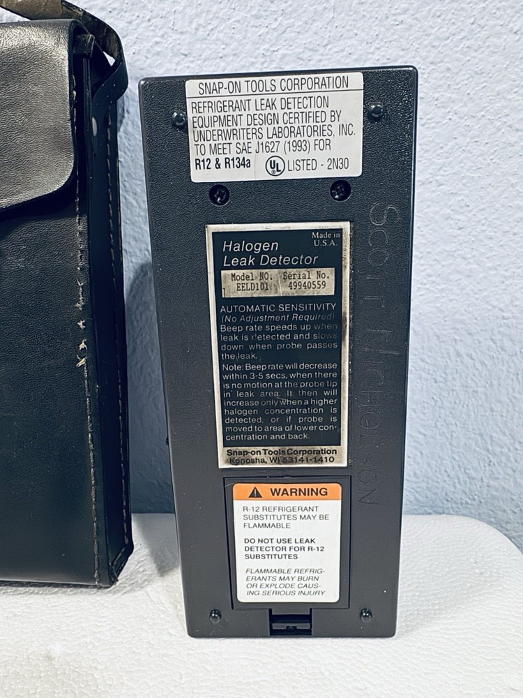 Snap On EELD101 Halogen Leak Detector with Soft Case
