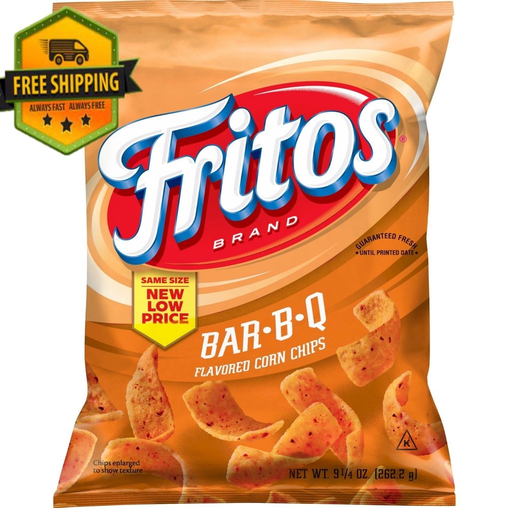 Fritos Corn Chips, BBQ Flavor, 9.25 oz bag