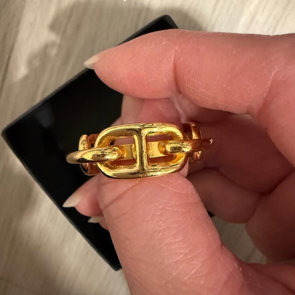Hermes Gold Scard Ring