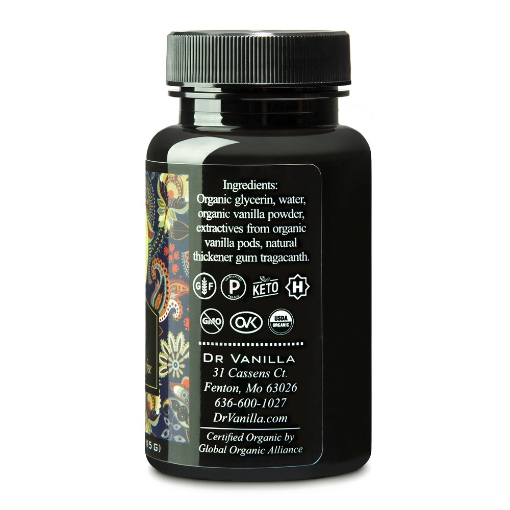 Organic Vanilla Paste - Alcohol Free