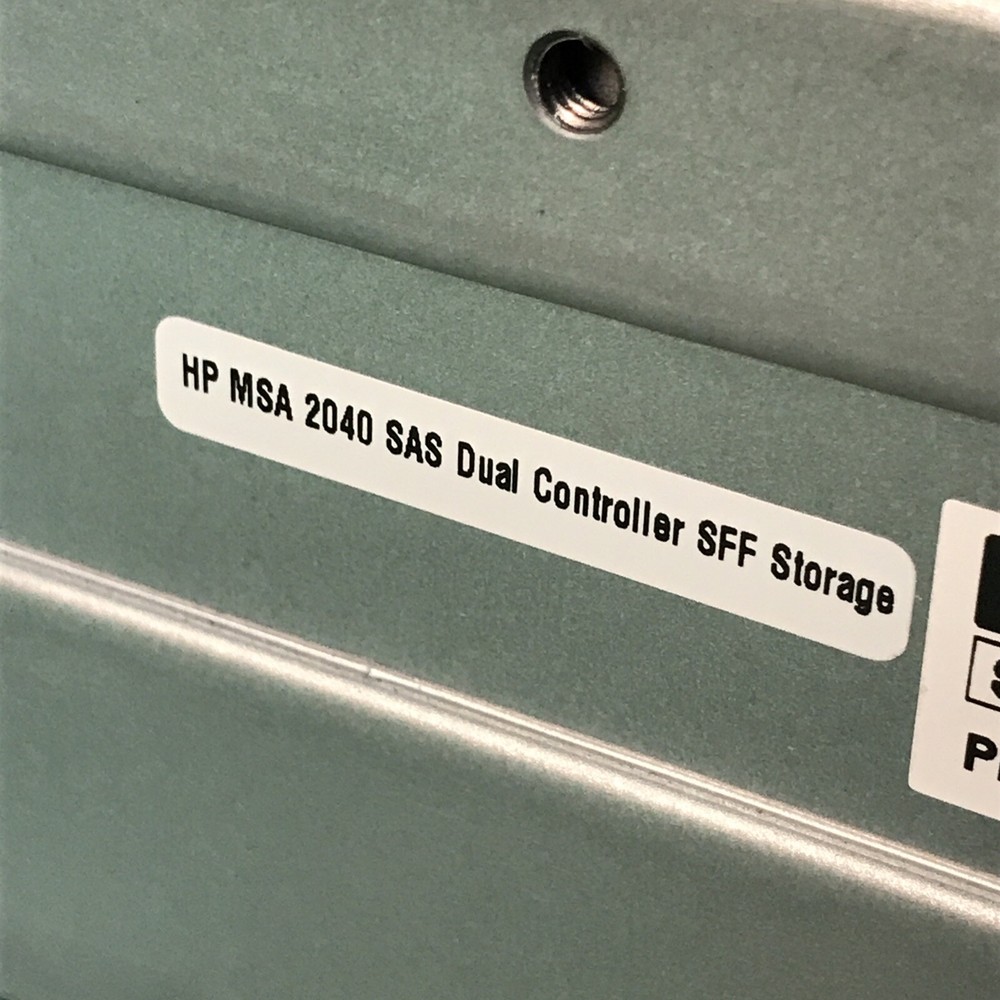 HP C8S55A MSA 2040 SAS DC SFF STORAGE ARRAY w/ 2 C8S53A Controllers