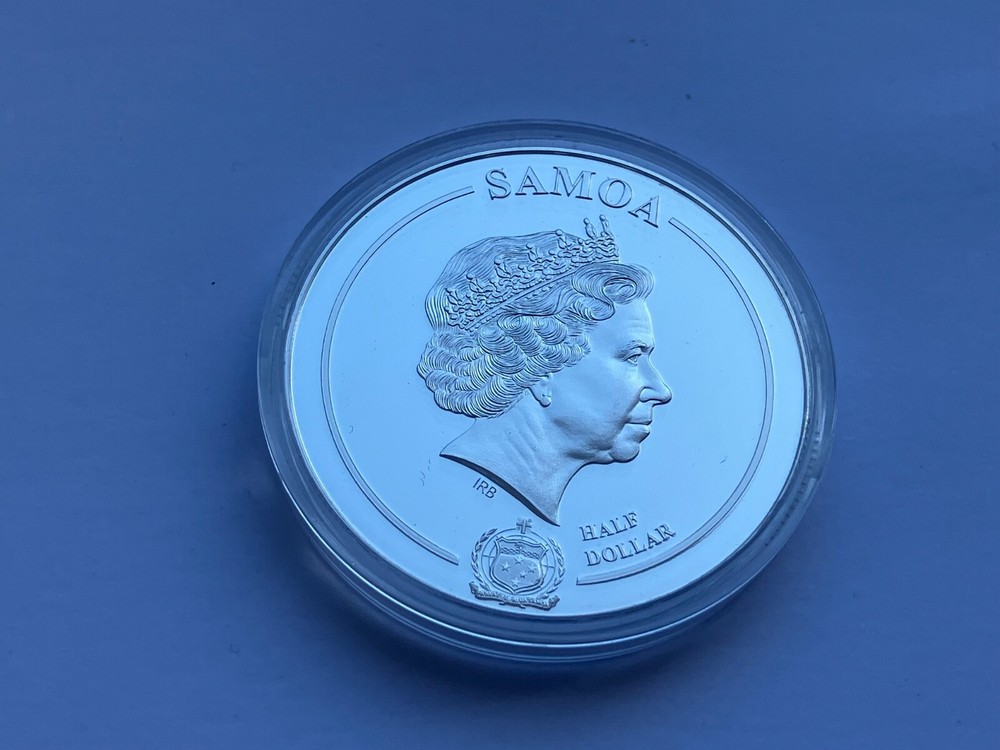 2020 SAMOA SILVER PLATED HALF DOLLAR HARRY POTTER ~ MINERVA MCGONAGAll