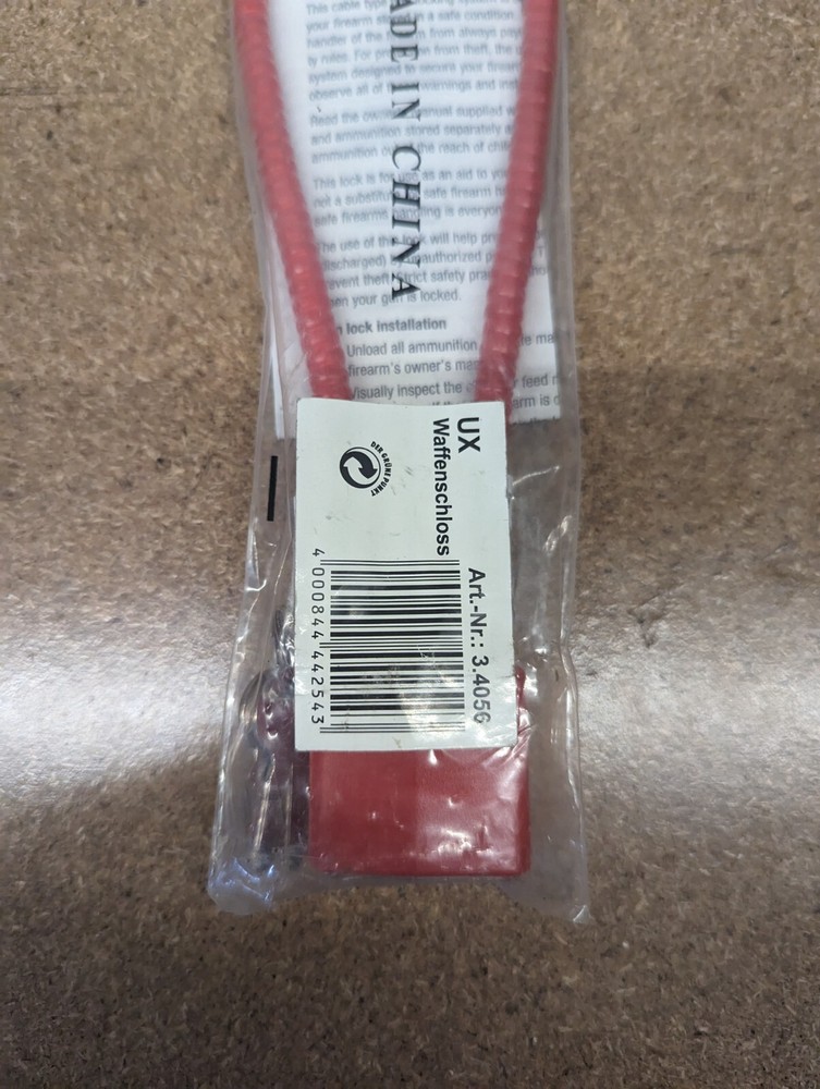 RED CABLE LOCK 30MM UMAREX