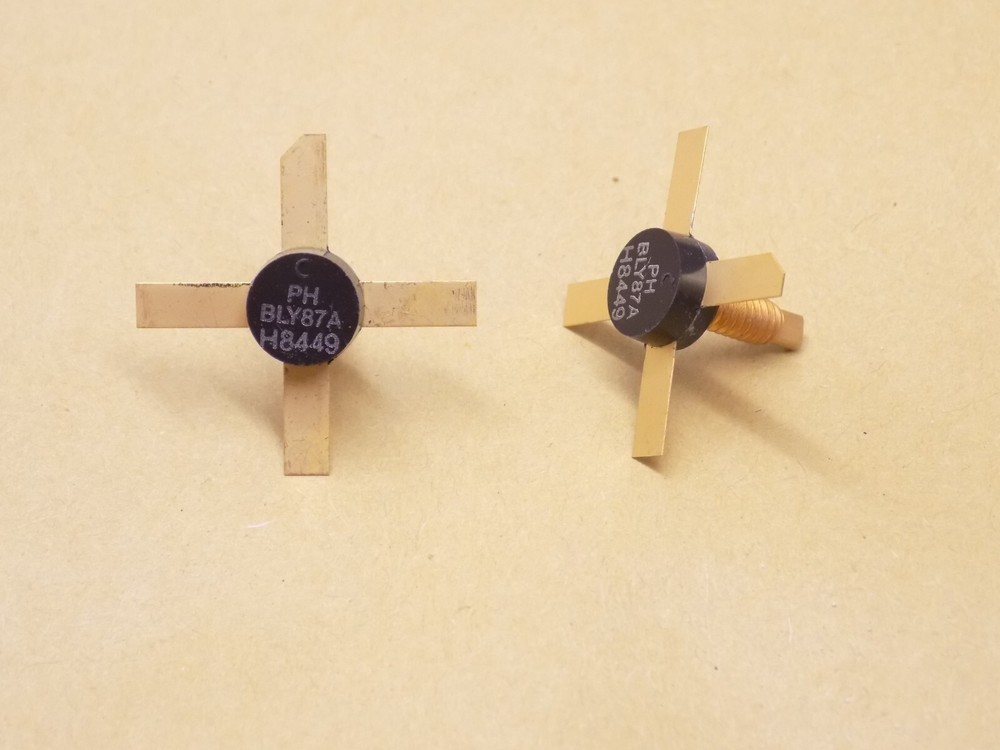 1x BLY87A PHILIPS TRANSISTOR NOS