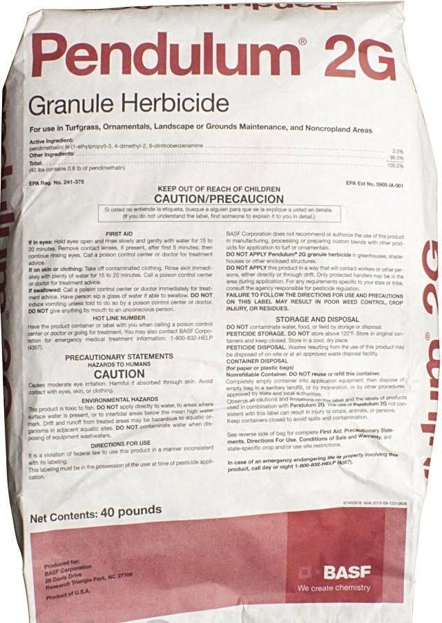 Pendulum 2G Granular Herbicide