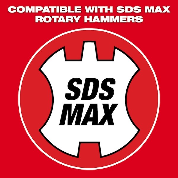 Milwaukee Tool 48-62-4258 Sds-Max Sledge 2"Tile Chisel