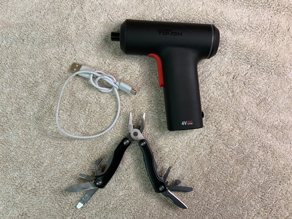 Hyper Tough 4-Volt MAX* Lithium-Ion Angle-Grip Cordless Screwdriver