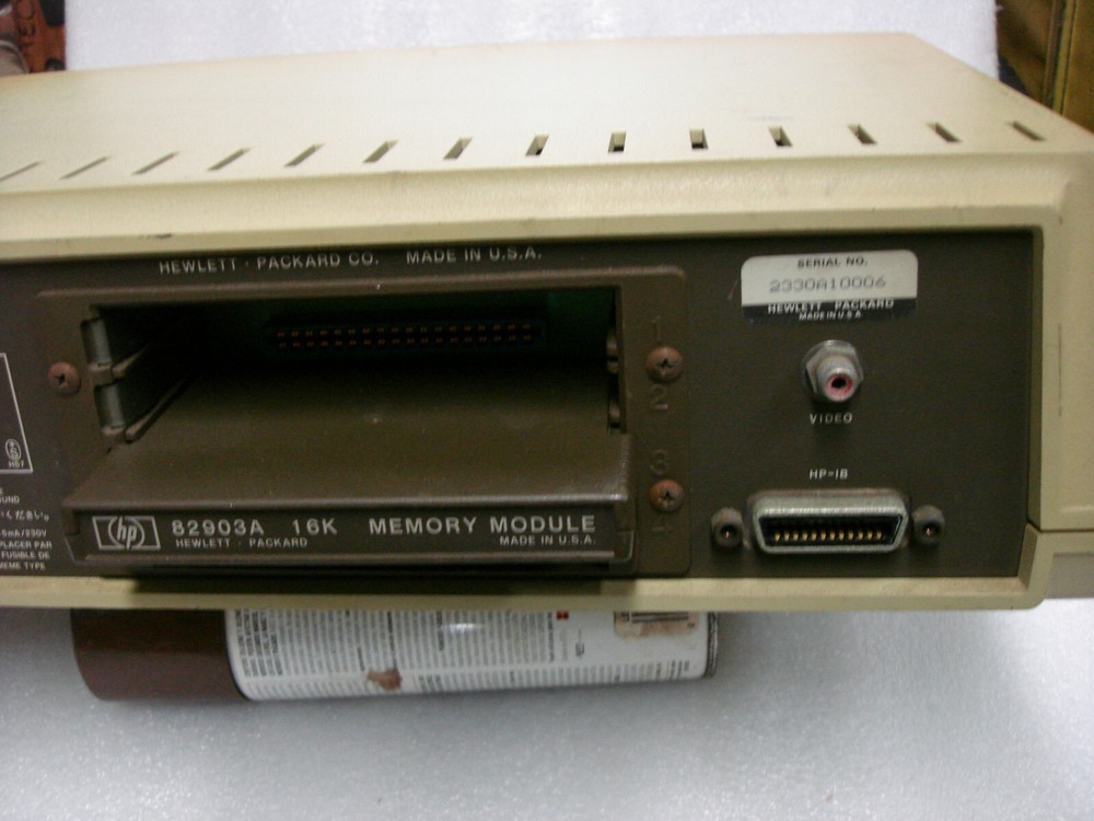 RARE! Vintage Hewlett Packard 86B Computer HP 86B