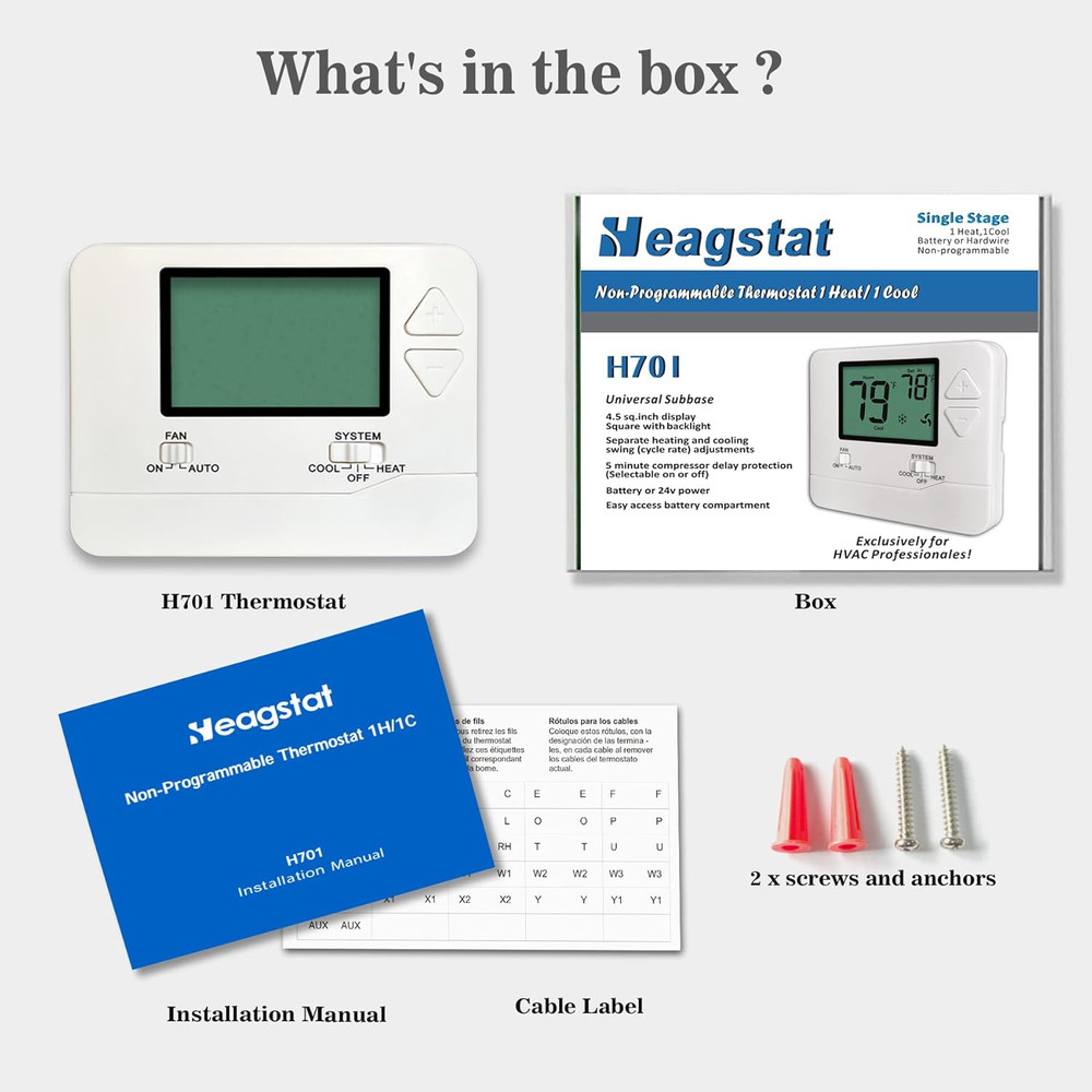 Termostato no programable para calefacción doméstica 1