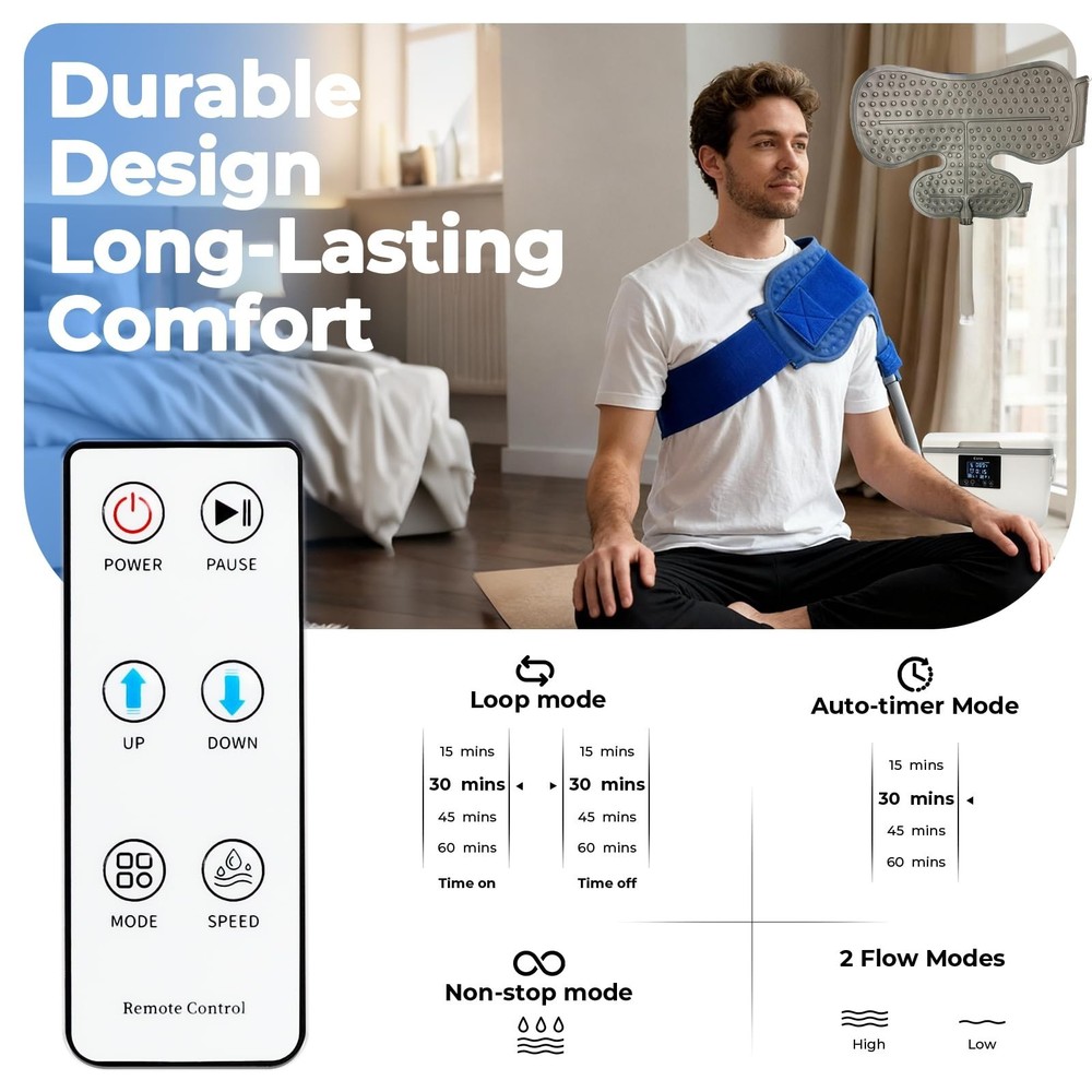 EONIX Cold Therapy Machine with Programmable Timer,Compact and Portable Ice M...