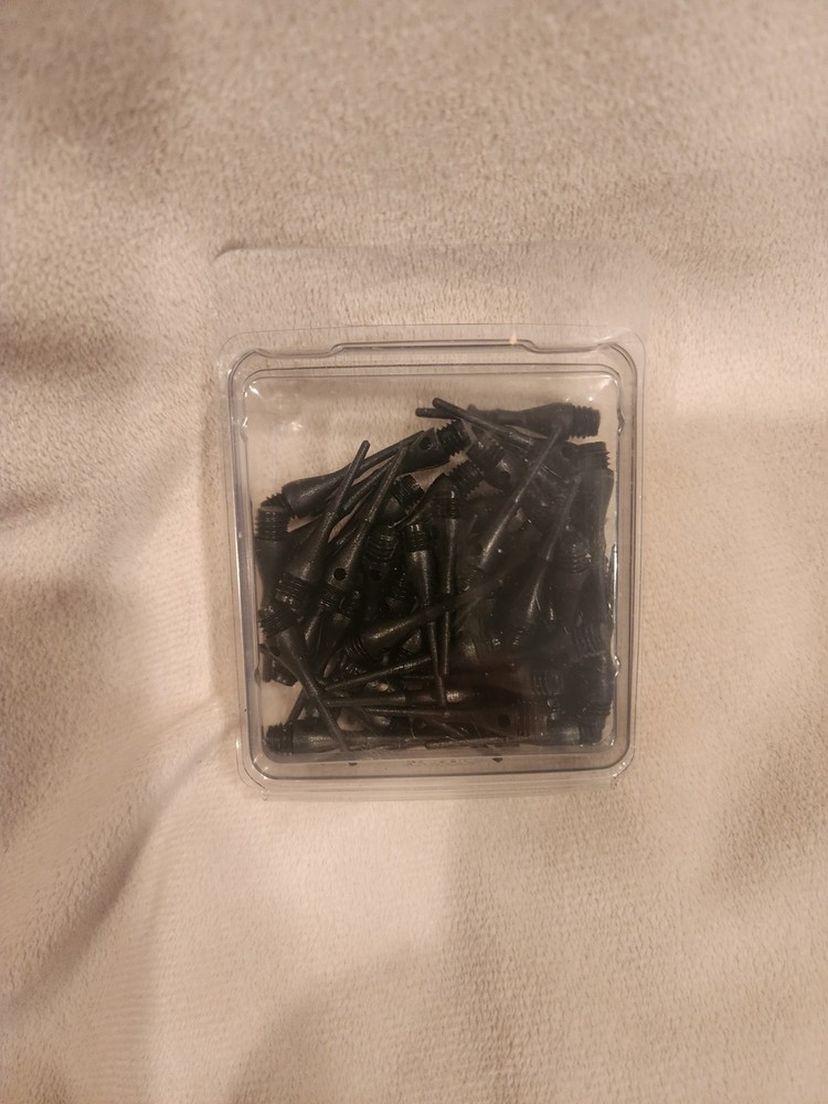 Soft Tip Dart Points Black Replacement Tips Electronic Dartboard 2BA Thread 50