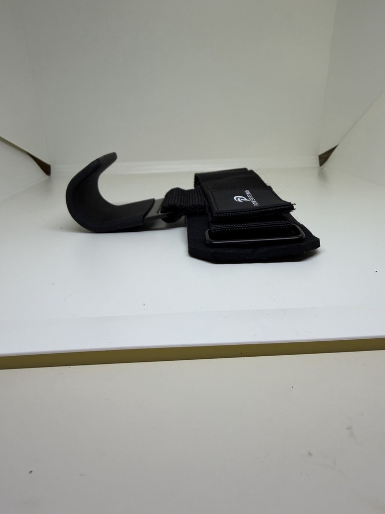 Powerlifting Bar Hooks with Wrist Strap