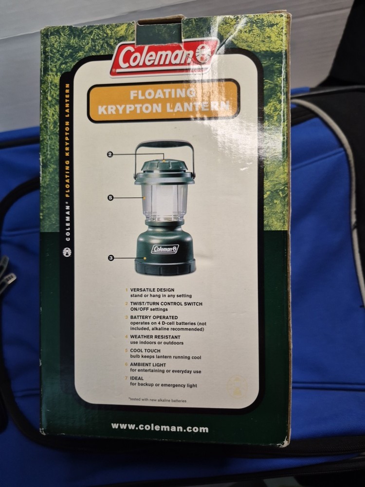 Coleman Floating Krypton Lantern NiB